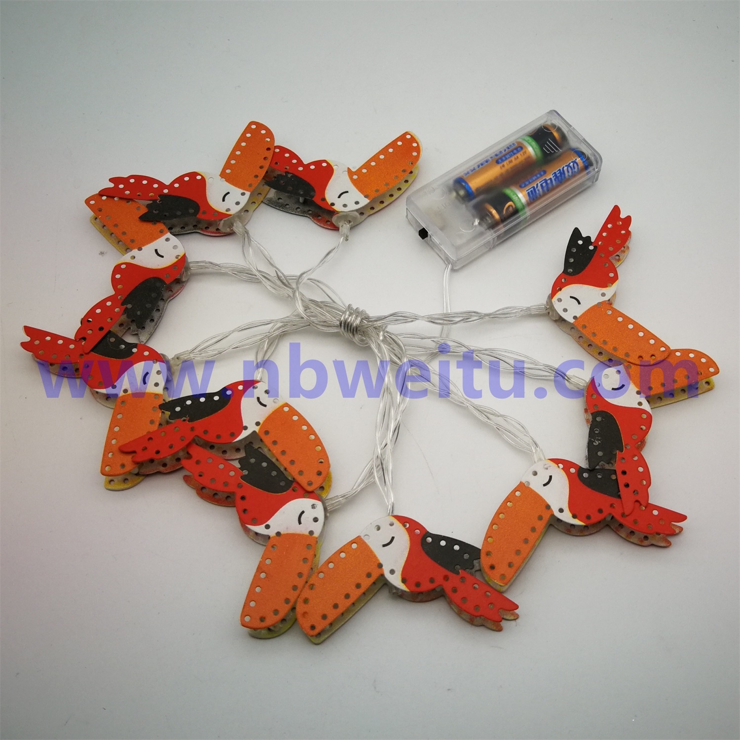 28801 China Supplier Children Party Decoration Battery Operated 3W LED Toucan String Light 