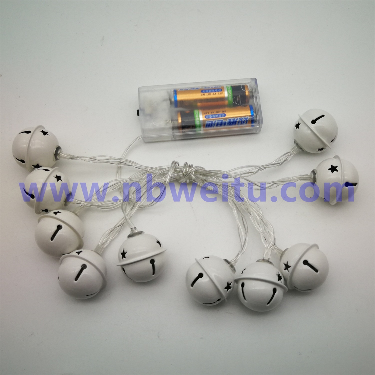 28803 Party Decoration Battery Operated 1.5m 10LED Bell String Light 