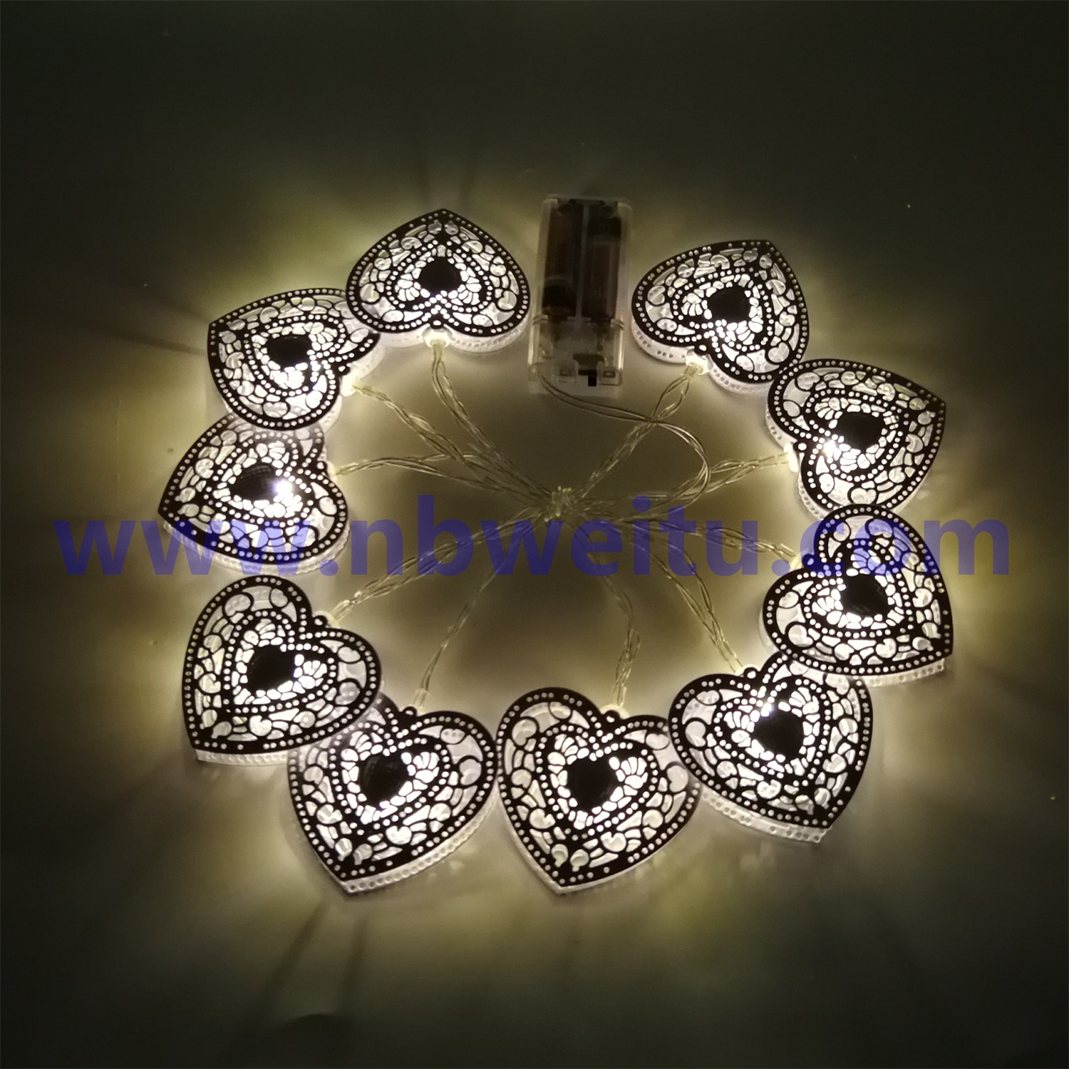 28805 Heart Pendant LED String Light