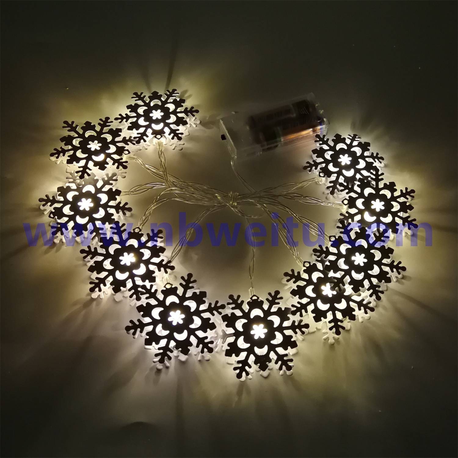 28807  Snowflake Pendant LED String Light 