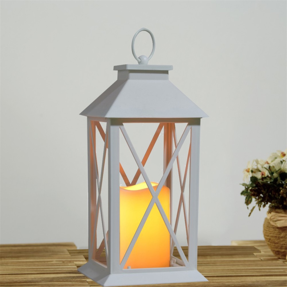 27062 Garden Decoration Solar LED Flickering Candle Lantern 