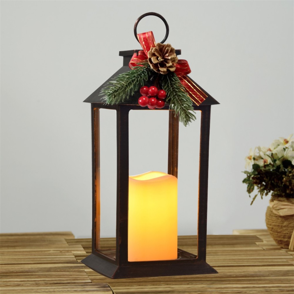 27068 Chinese Manufacturer Christmas Decoration LED Candle Lantern 