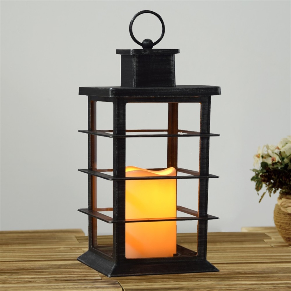 27080 Chinese Manufacturer Solar Powered LED Candle Lantern