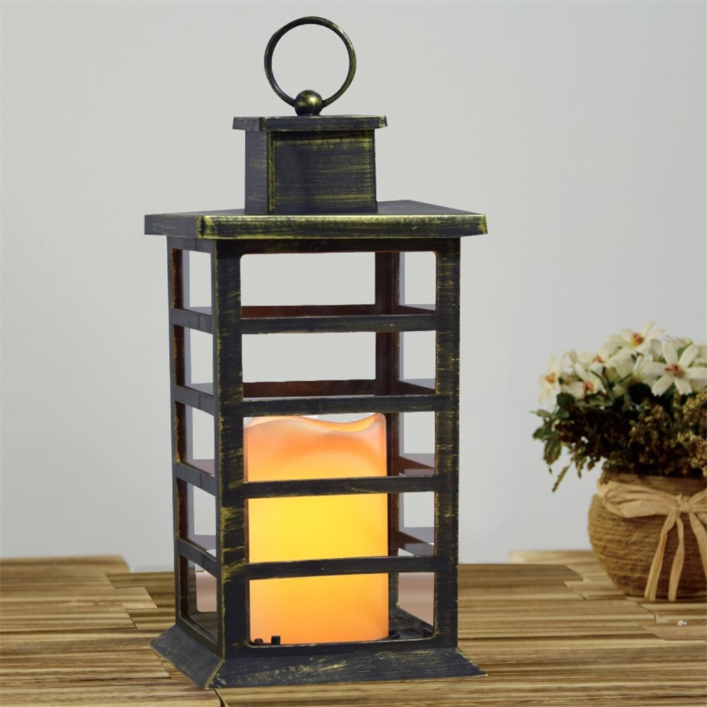 27086 Garden Patio Yard Decoration Solar LED Candle Lantern 