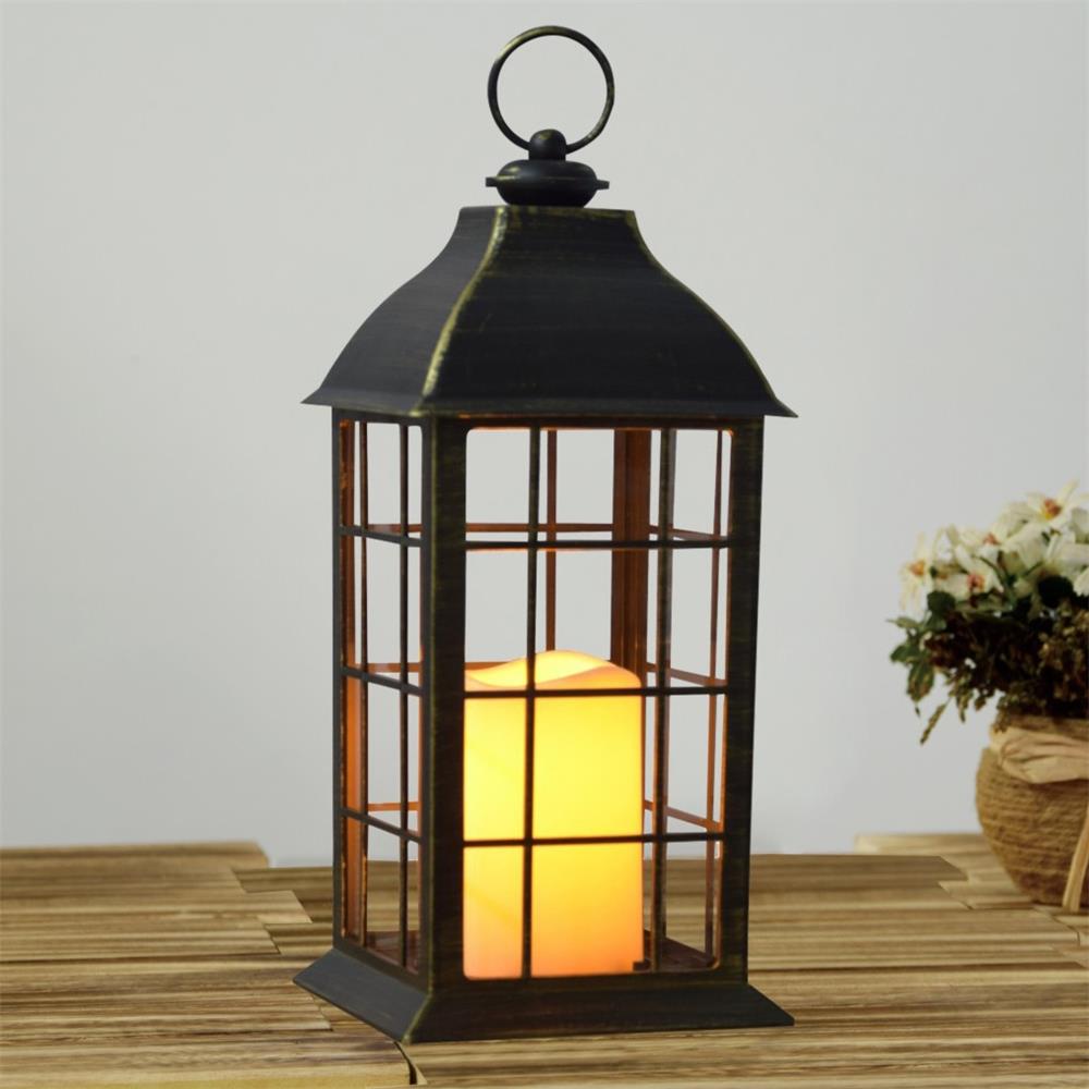 27093 Chinese Manufacturer Christmas Decoration LED Candle Lantern 