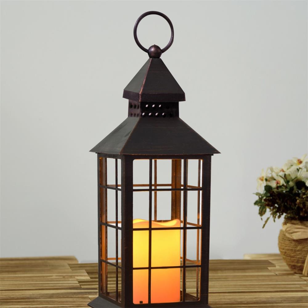 27108 Chinese Manufacturer Solar Powered LED Fake Candle Lantern