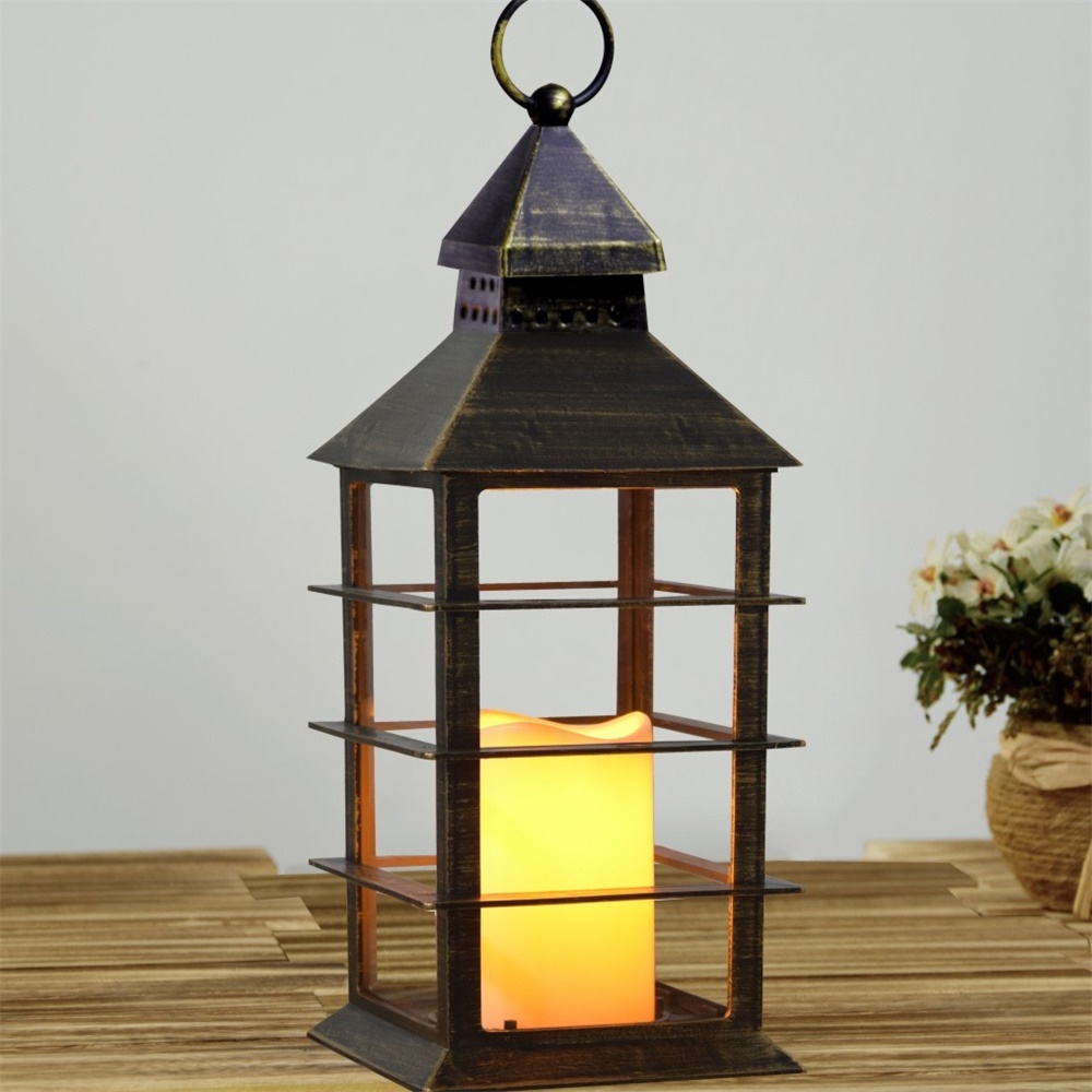 27110 Chinese Manufacturer Solar Powered LED Fake Candle Lantern