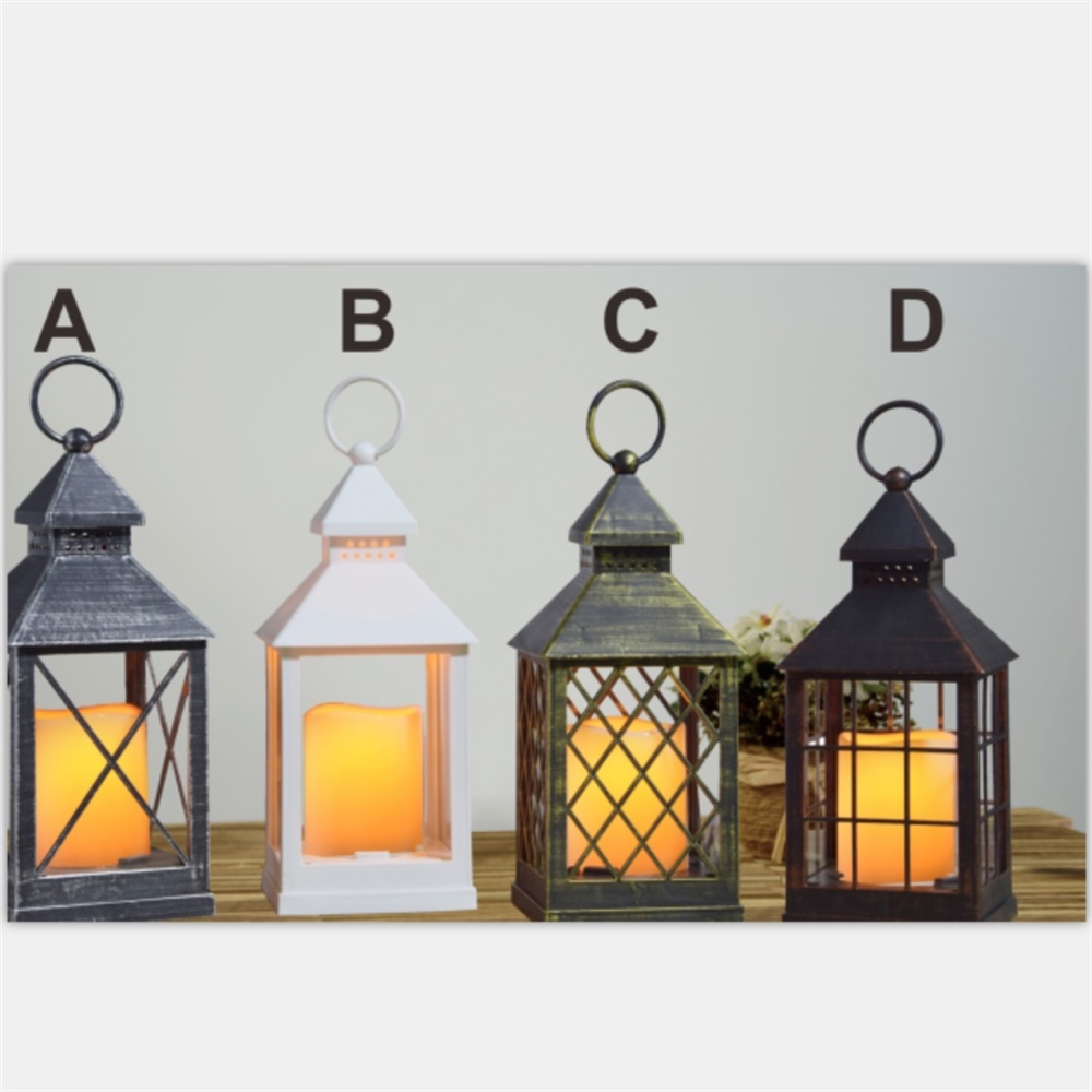 27116 Chinese Manufacturer Solar Powered LED Candle Lantern 