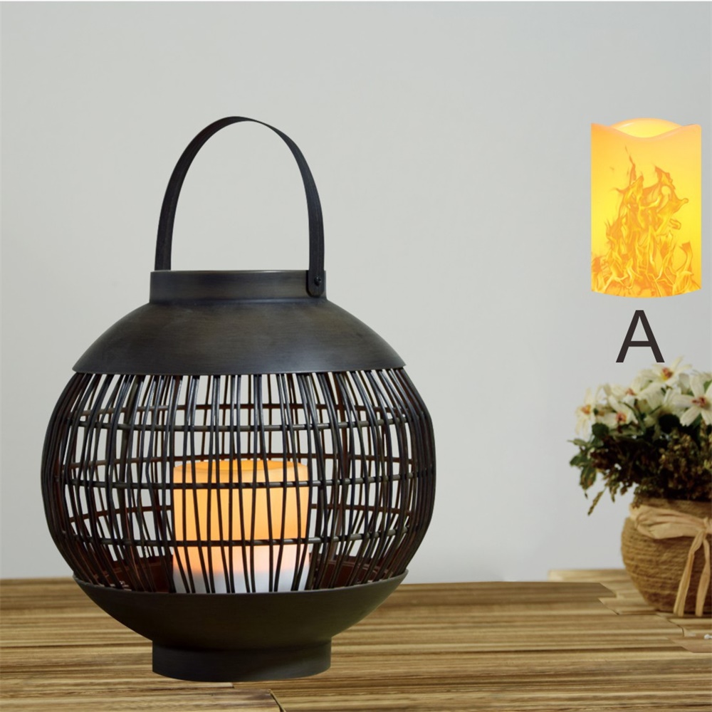 27134 Yard Decoration Solar LED Candle Lantern 