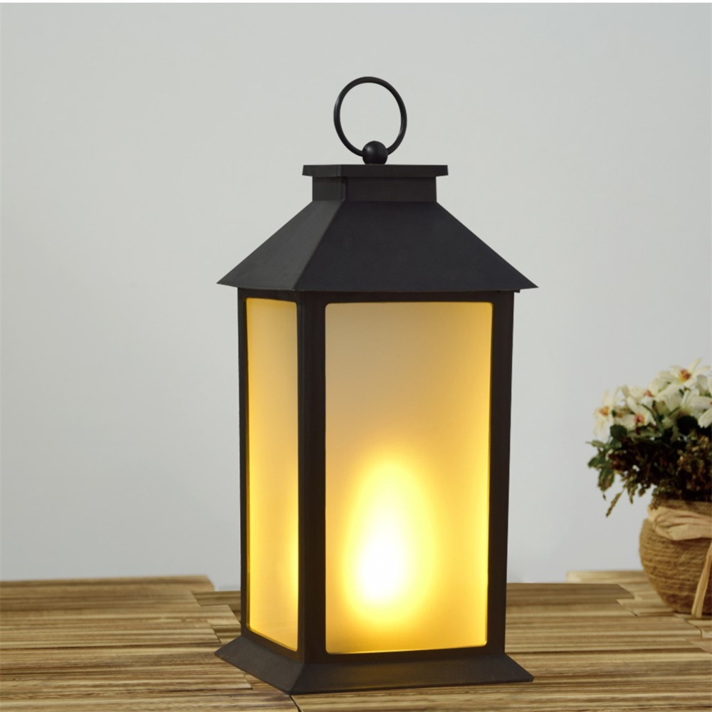 27149 Home Decoration Solar LED Flame Lantern 