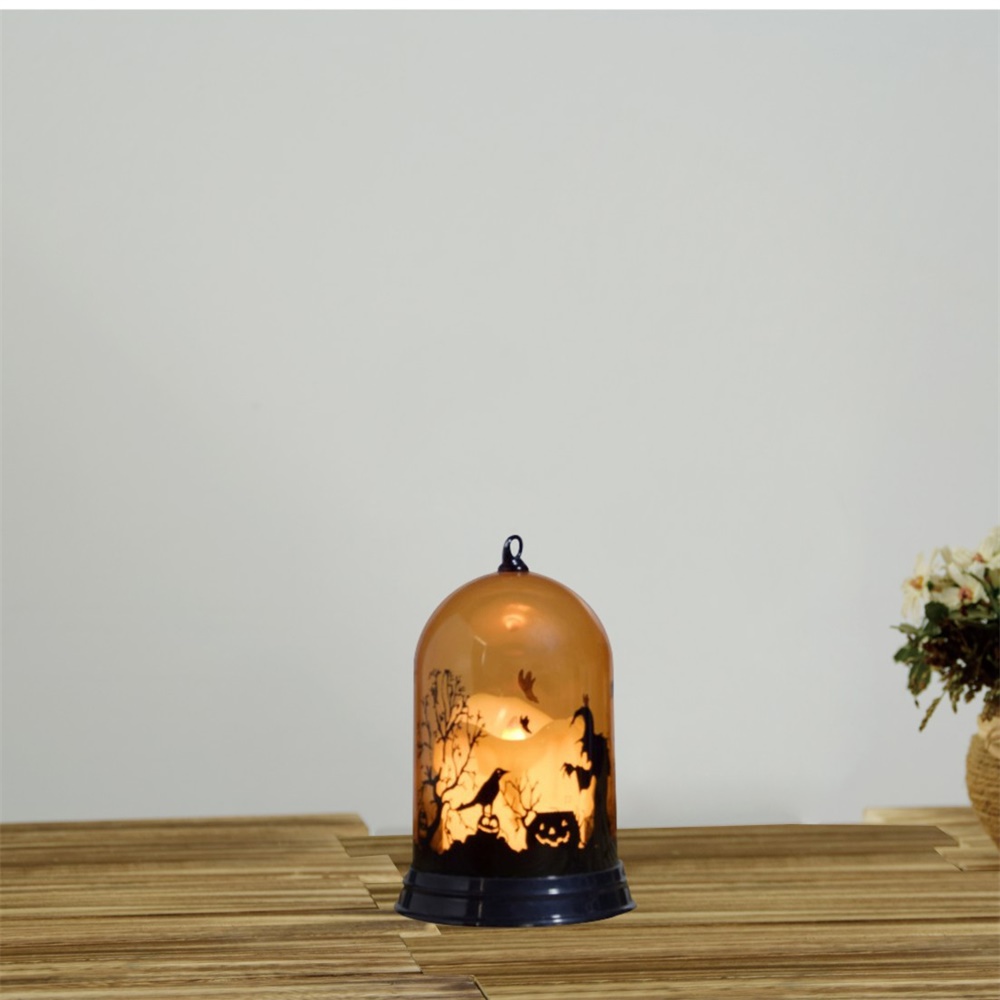 27153 Hallowen Decoration Solar LED Candle Lantern 