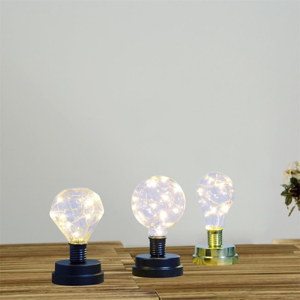 27154 Home Decoration Solar LED Fairy Light Bulb Lantern 
