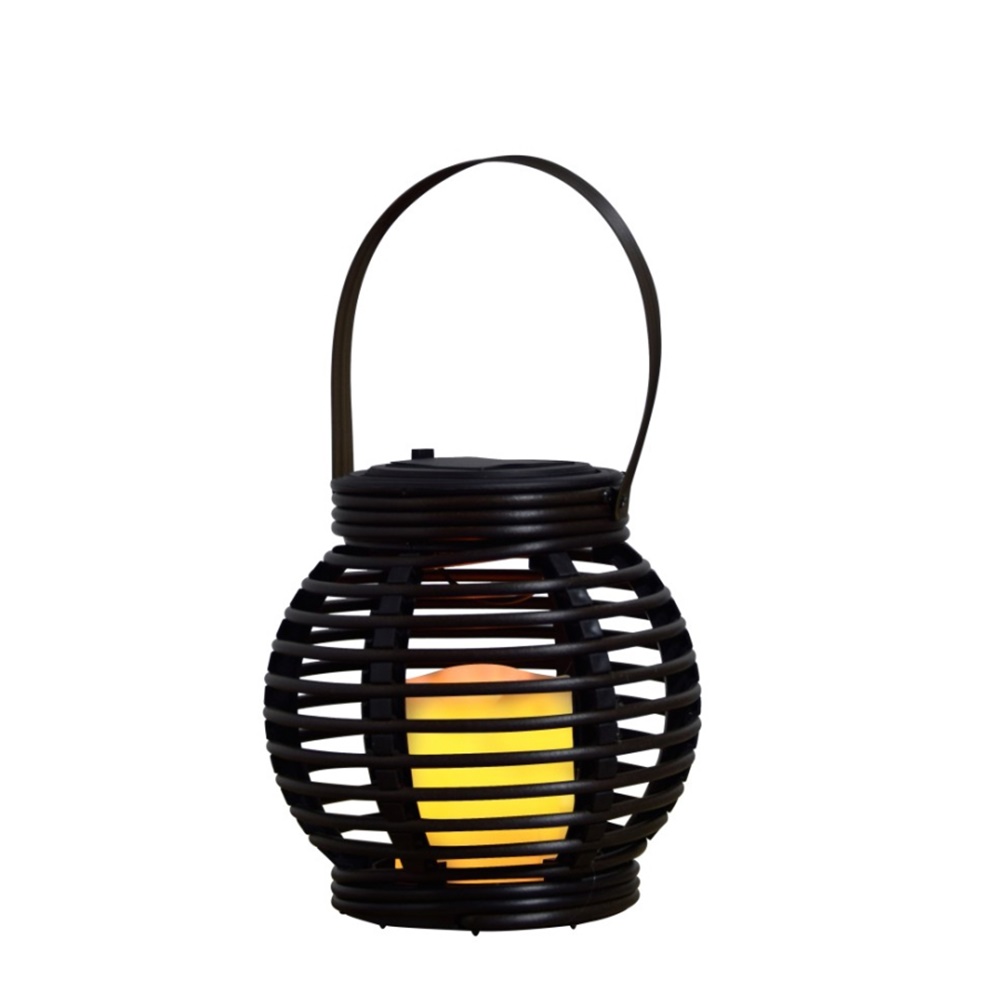 27183 Garden Decoration Vintage Solar LED Candle Lantern 
