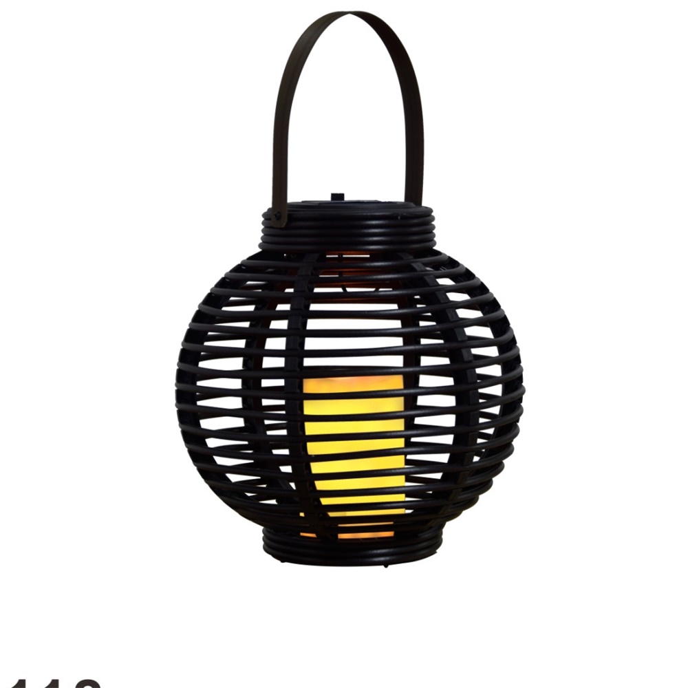 27184 Garden Decoration Vintage Solar LED Candle Lantern 