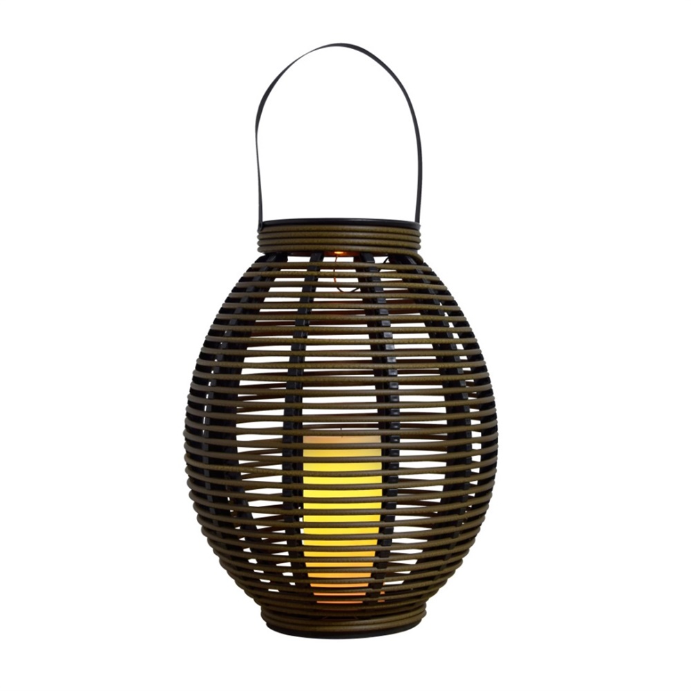 27185 Garden Decoration Solar LED Candle Lantern