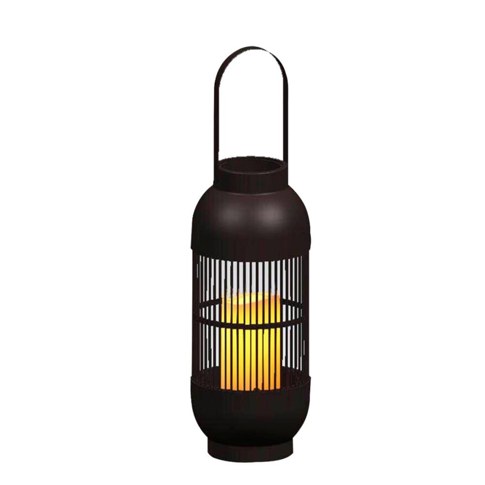 27187 Indoor Outdoor Hanging Flameless Solar LED Decoration Candle Lantern 