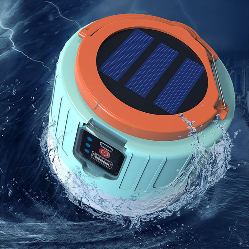 WT107 Rechargeable Led Camping Lights Usb Phone Charge Lighting Solar Camping Lantern Outdoor Tent Lamp