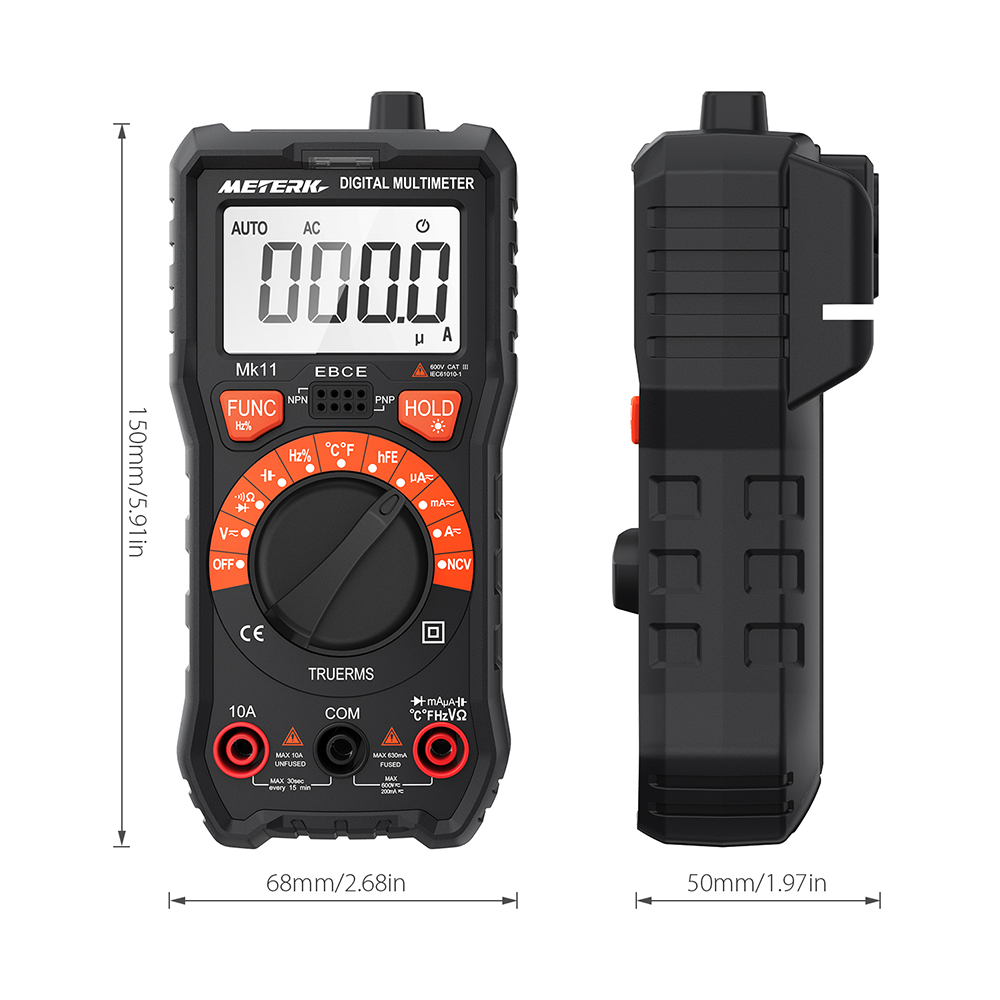 WT146 Mk11 High Quality Multi Ac Dc Current Power Factor Digital Clamp Meter Multimeter