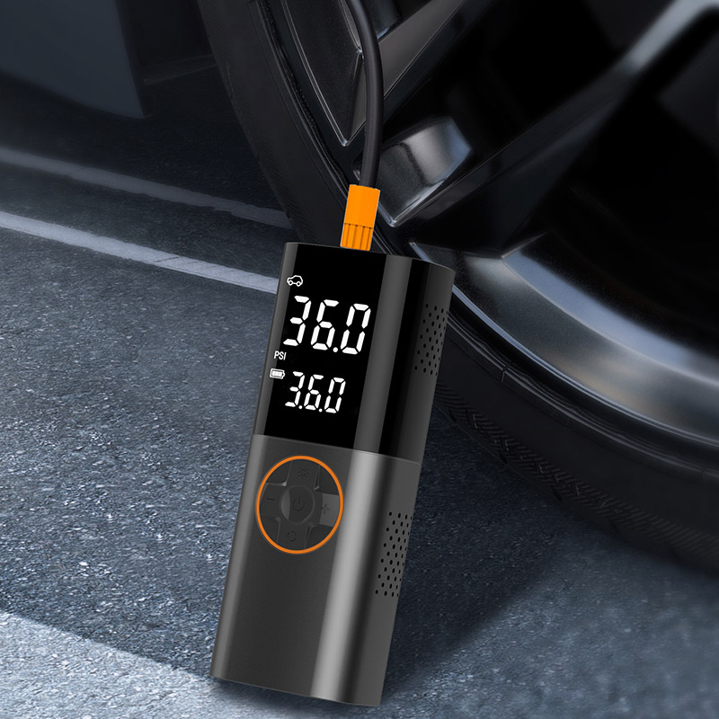 WT162 manufacturers car air pump compressor for car Wireless digital mini portable battery cordless tires tire inflators rechargeable