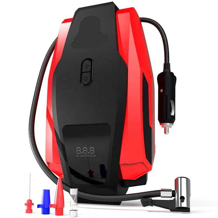 WT170 Car Inflator Pump Tire Air Compressor Digital Display Auto Vehicle Appliance Fast Inflatable Portable Car Inflator Pump
