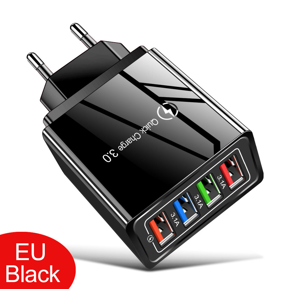 WT207 Quick Charge 3.0 USB Charger For iPhone Wall Fast Charging For Samsung S10 Plug Xiaomi Mi Huawei Mobile Phone Chargers Adapter