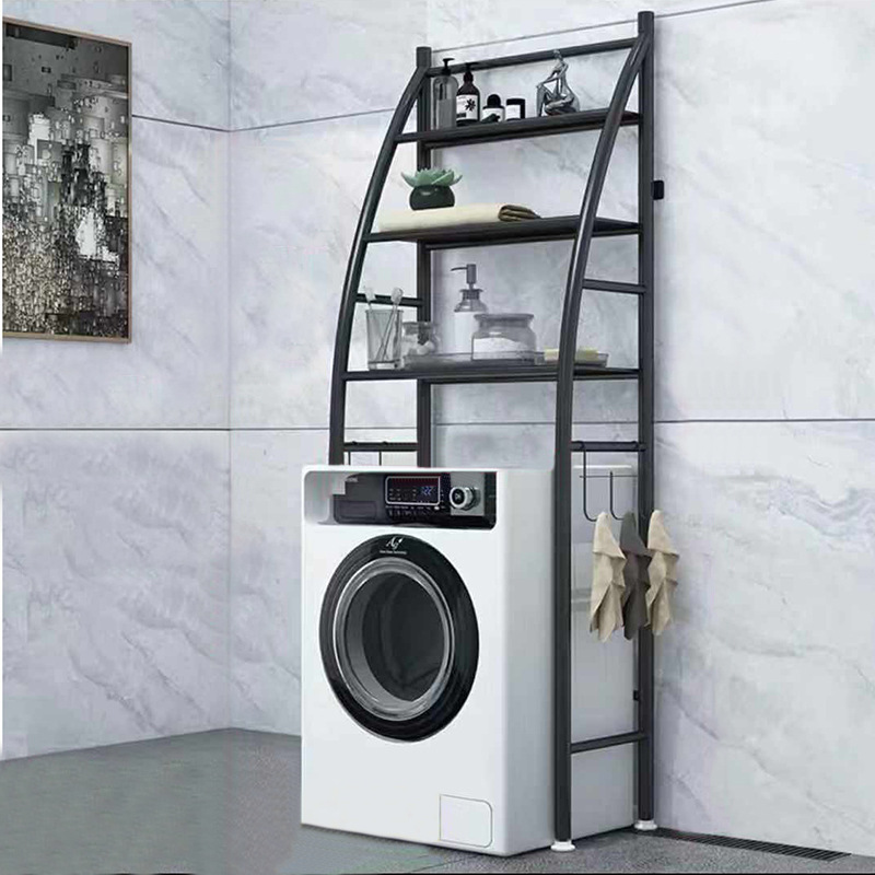 WT230  large-capacity floor-to-ceiling toilet washing machine storage shelf suitable for bathroom