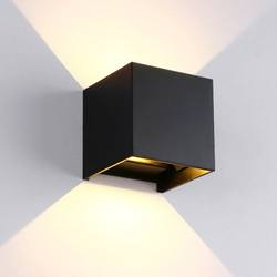 WT099 Simple garden outdoor led wall lamps black corridor wall lights