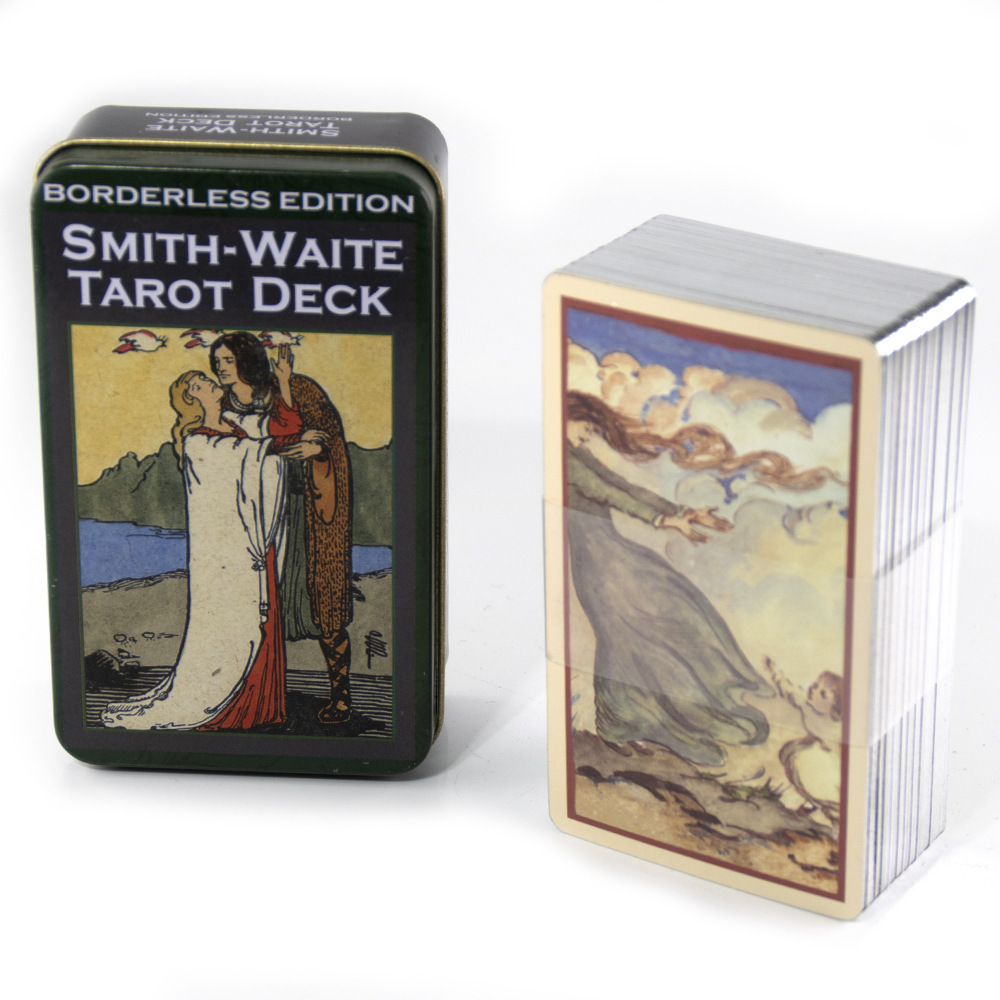 WT005 Hot stamping process high-grade iron box tarot brand