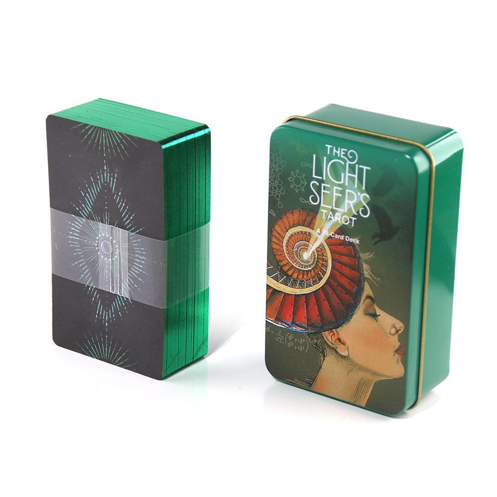 WT010 Hot stamping process high-grade iron box tarot brand