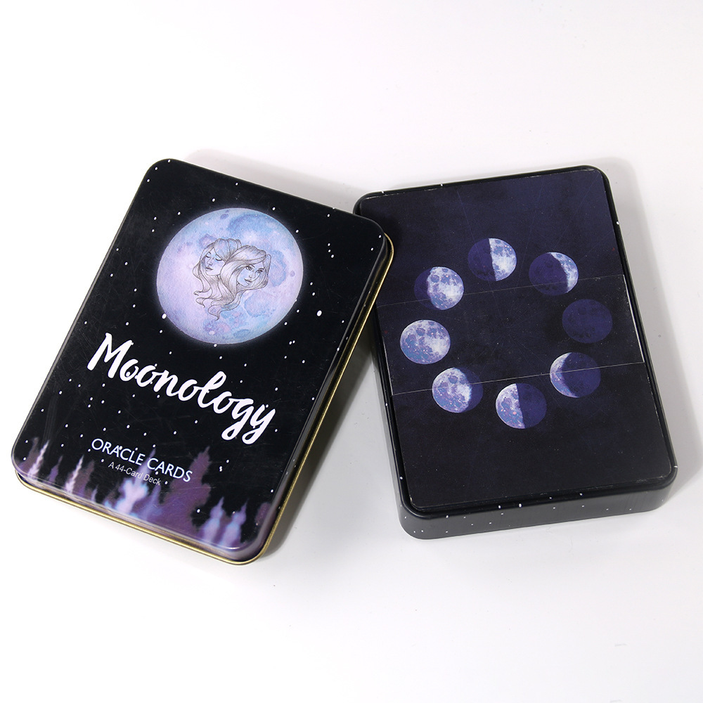 WT009 Hot stamping process high-grade iron box tarot brand