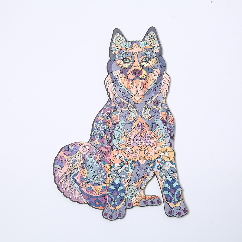 WT041 Three-dimensional wooden puzzle puzzle for children