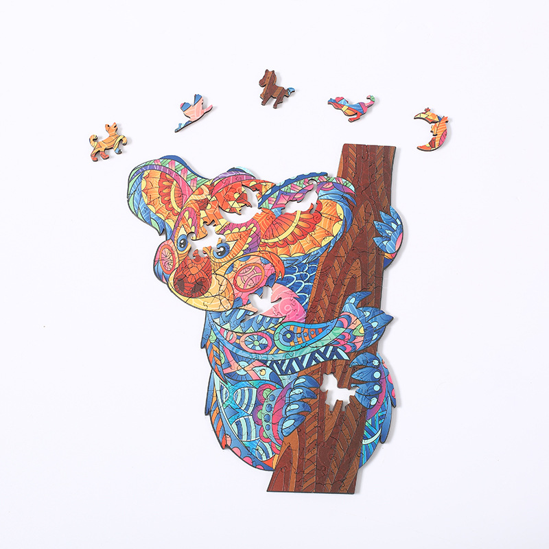 WT042 Three-dimensional wooden puzzle puzzle for children