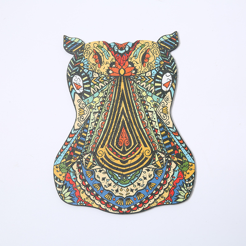 WT042 Three-dimensional wooden puzzle puzzle for children