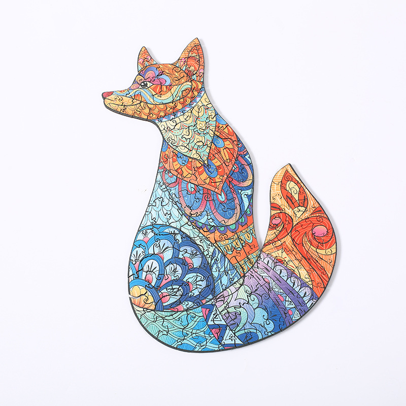 WT043 Three-dimensional wooden puzzle puzzle for children
