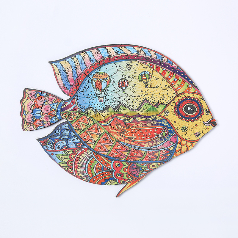 WT047 Three-dimensional wooden puzzle puzzle for children