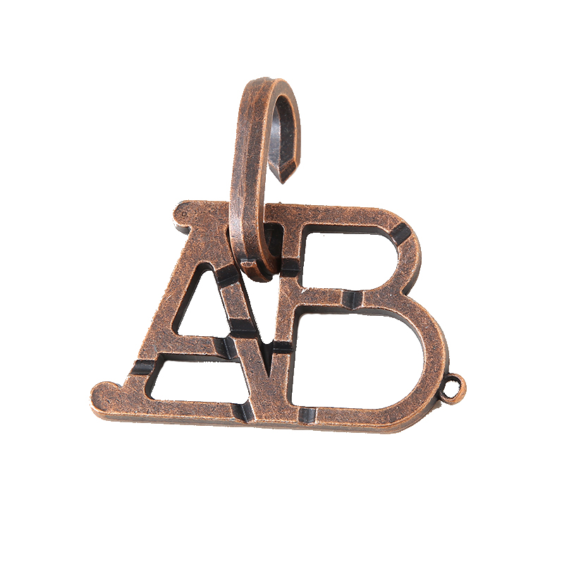 WT048 Zinc alloy unlock Kong Ming lock magic alloy puzzle toy