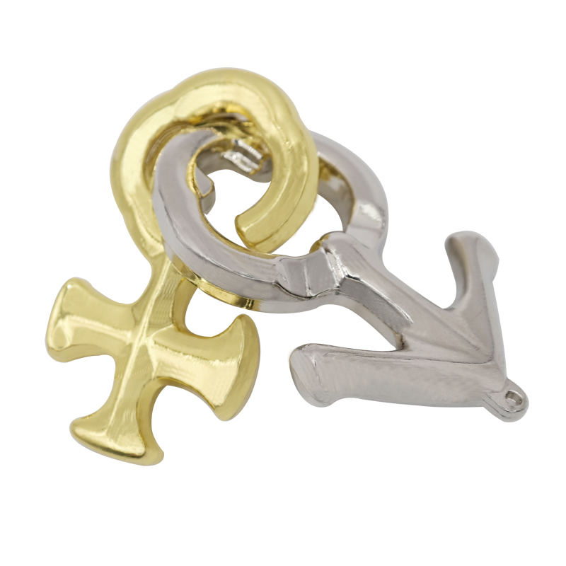 WT049 Zinc alloy unlock Kong Ming lock magic alloy puzzle toy