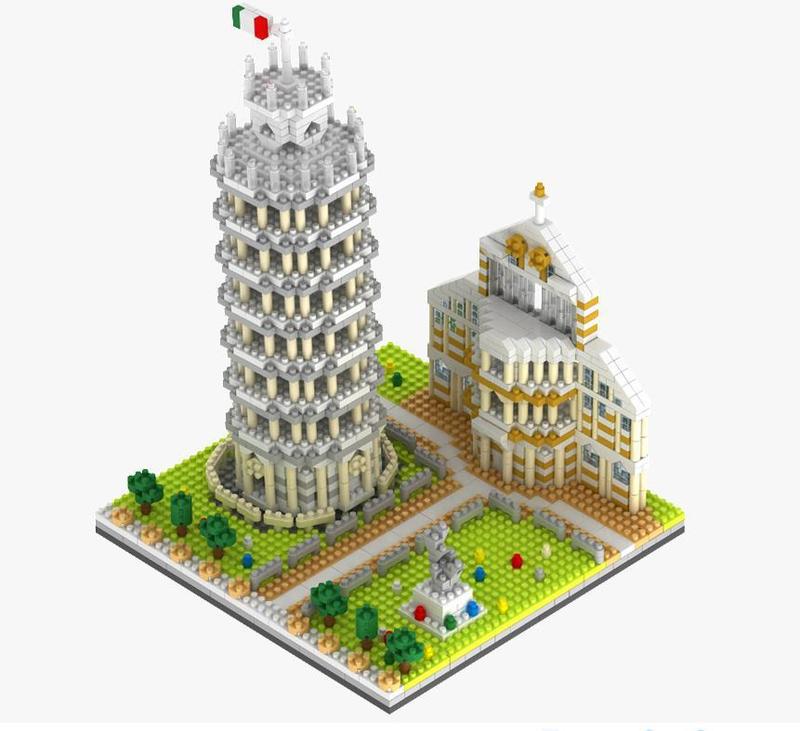 WT064 World building micro-particle building block assembly toy