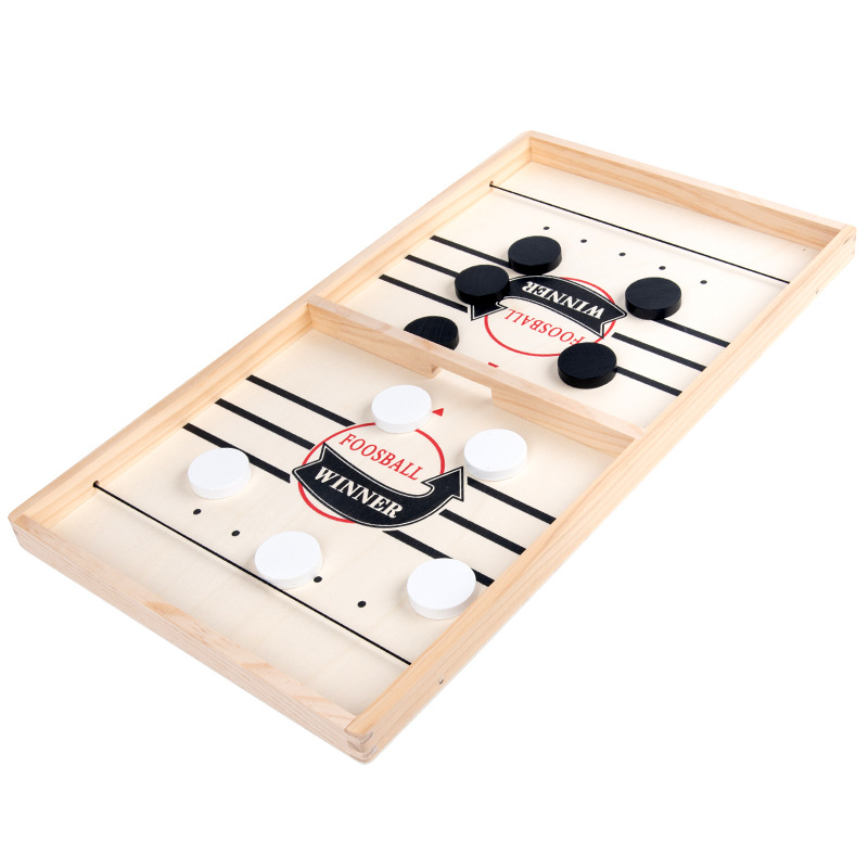 WT068 Wooden bouncing chess collides with the chess ball table ice hockey game table