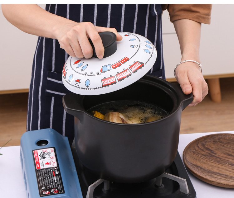 GF-007  kitchen accessories double ears soup pot