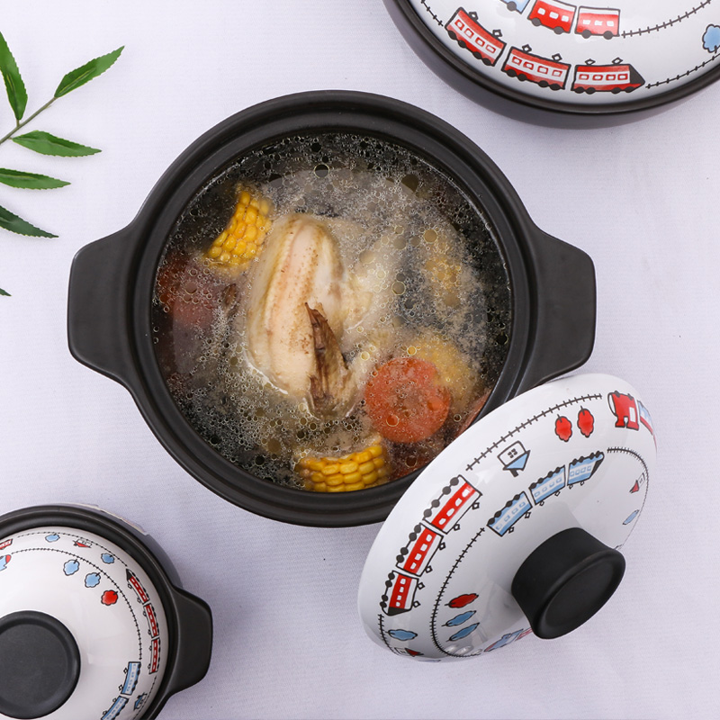 GF-007  kitchen accessories double ears soup pot