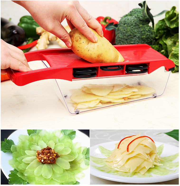 WT073 Multifunctional vegetable cutter grater