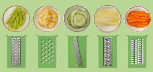 WT081 Multifunctional vegetable cutter grater