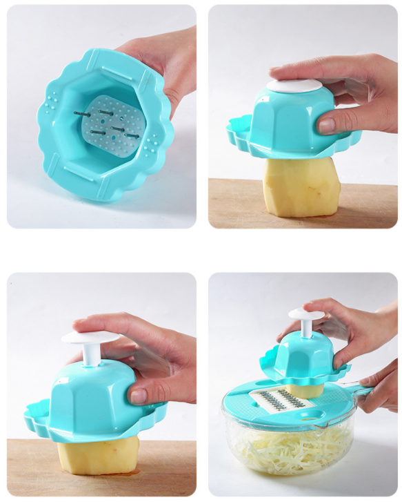 WT084 Multifunctional vegetable cutter grater