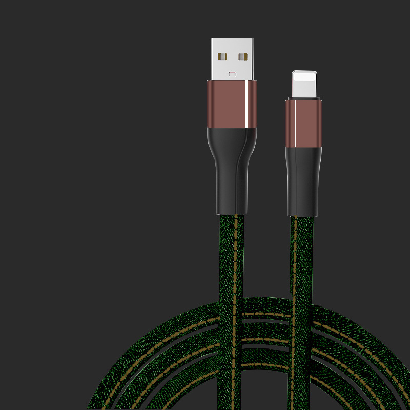 WT108 Blade denim pattern flat line data cable