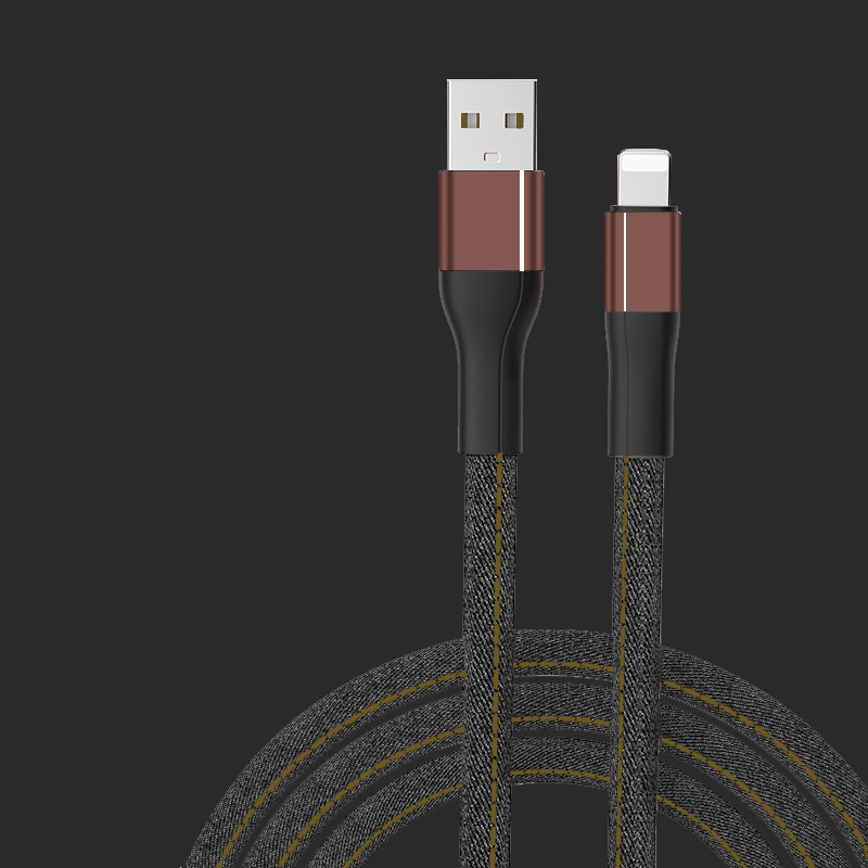 WT108 Blade denim pattern flat line data cable