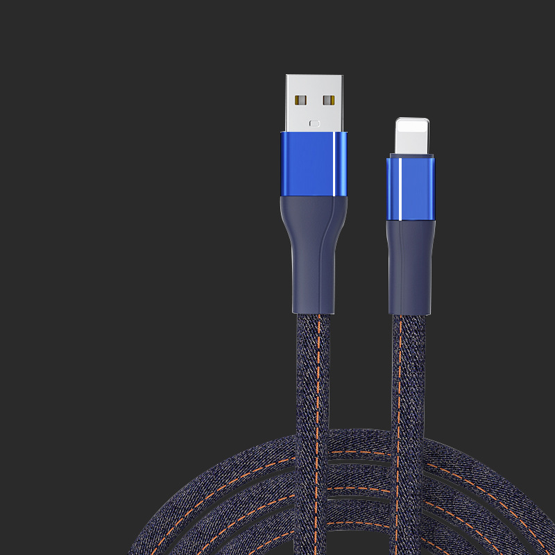 WT108 Blade denim pattern flat line data cable