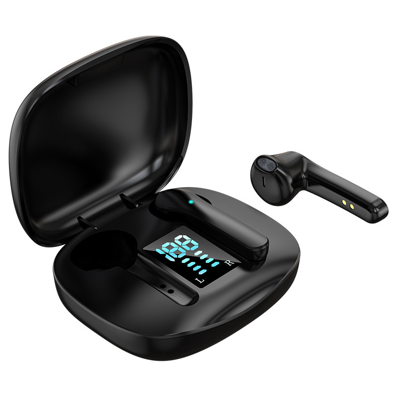 WT115 Bluetooth headphones In-ear sports running stereo with digital display without delay wireless headphones