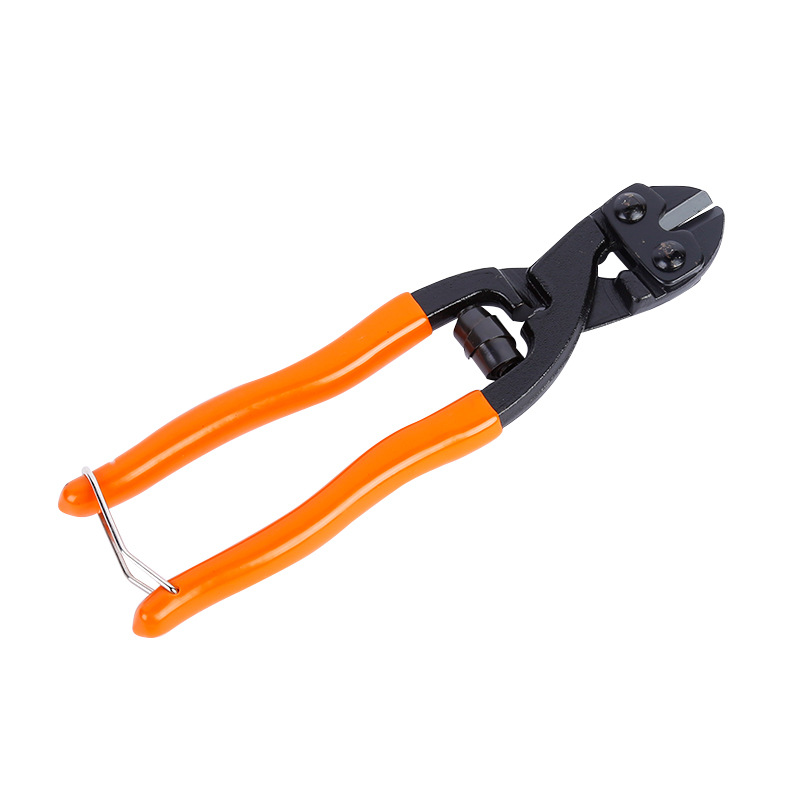WT144 Powerful shear 8 inch steel wire pliers manual flat nozzle chrome vanadium steel labor saving mini wire breaker
