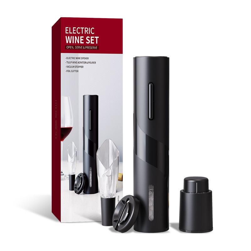 WT275 Plastic electric wine opener set